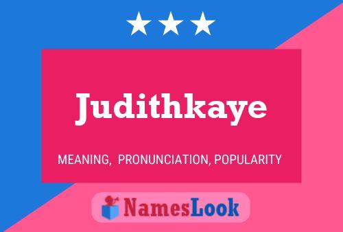 Judithkaye Naam Poster