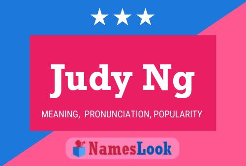 Judy Ng Naam Poster