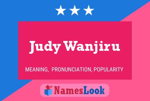 Judy Wanjiru Naam Poster