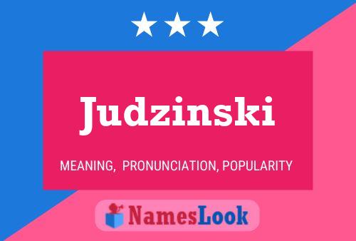 Judzinski Naam Poster