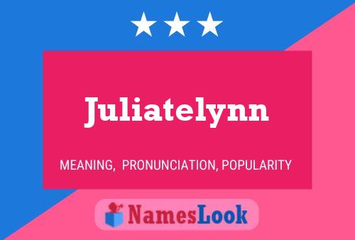 Juliatelynn Naam Poster