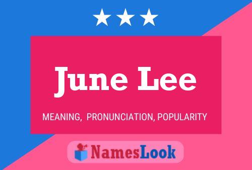 June Lee Naam Poster