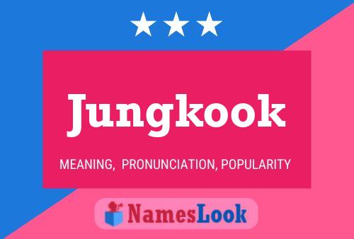 Jungkook Naam Poster