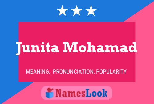 Junita Mohamad Naam Poster