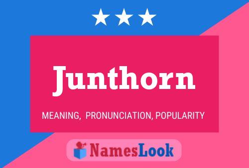 Junthorn Naam Poster