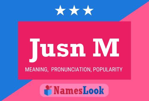 Jusn M Naam Poster