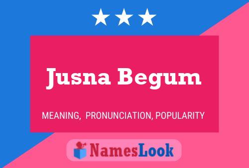 Jusna Begum Naam Poster