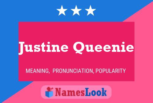 Justine Queenie Naam Poster