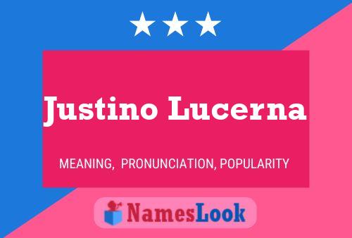 Justino Lucerna Naam Poster