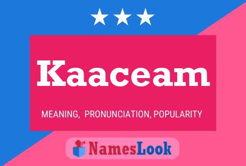 Kaaceam Naam Poster