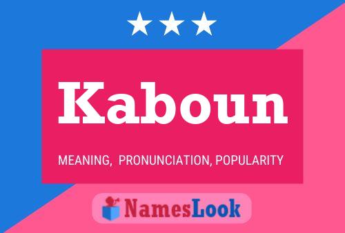 Kaboun Naam Poster