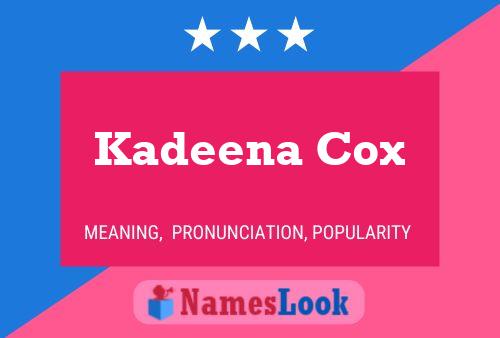 Kadeena Cox Naam Poster