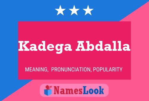 Kadega Abdalla Naam Poster