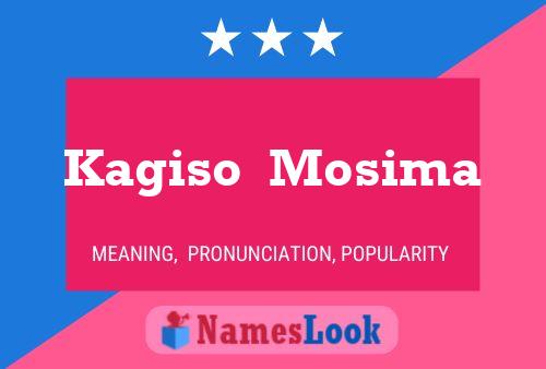 Kagiso  Mosima Naam Poster