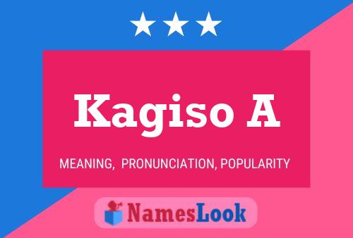 Kagiso A Naam Poster