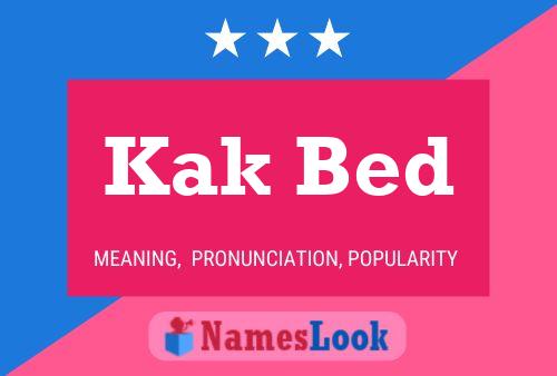 Kak Bed Naam Poster