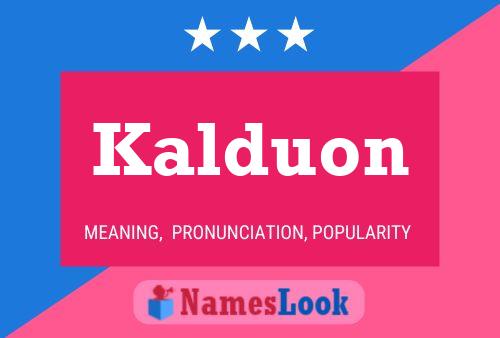 Kalduon Naam Poster