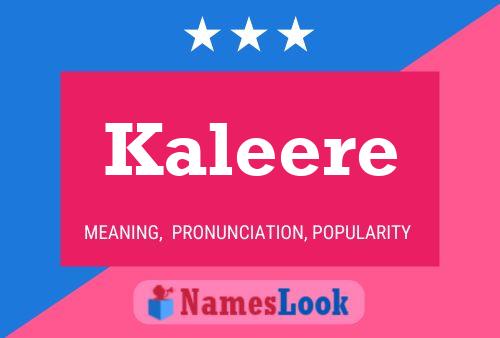 Kaleere Naam Poster