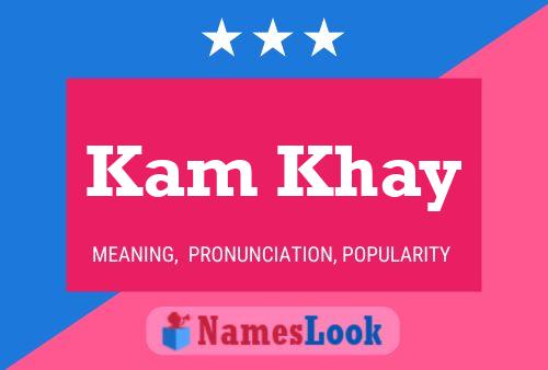 Kam Khay Naam Poster