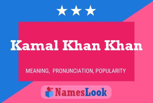 Kamal Khan Khan Naam Poster