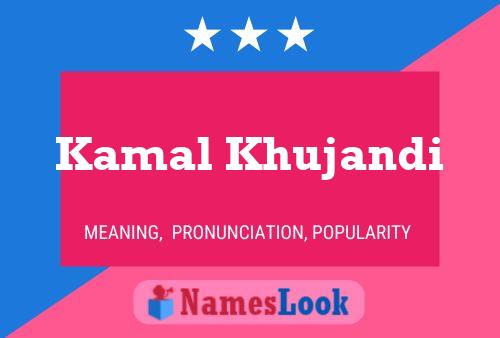 Kamal Khujandi Naam Poster