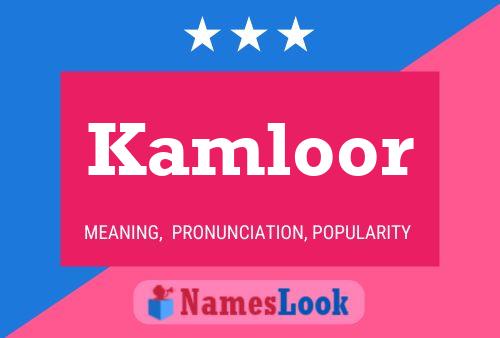 Kamloor Naam Poster