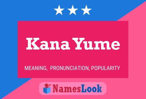 Kana Yume Naam Poster