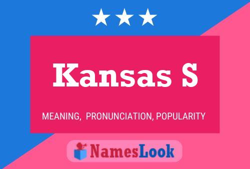 Kansas S Naam Poster