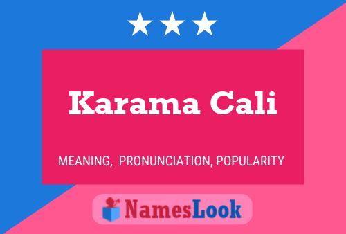 Karama Cali Naam Poster