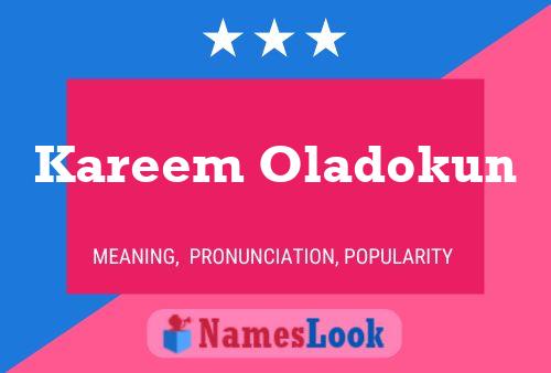 Kareem Oladokun Naam Poster