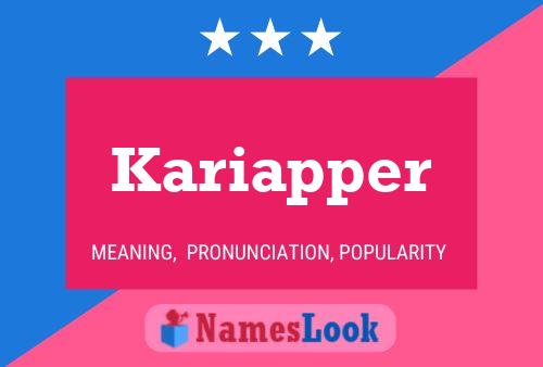 Kariapper Naam Poster