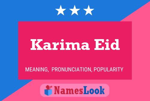 Karima Eid Naam Poster