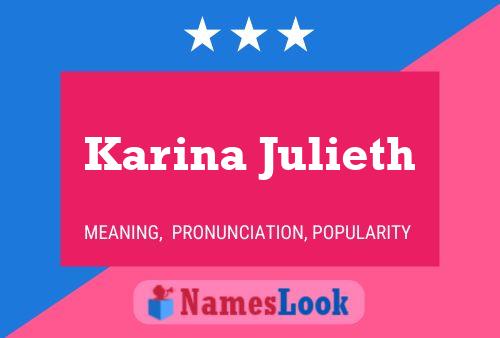 Karina Julieth Naam Poster