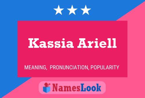 Kassia Ariell Naam Poster