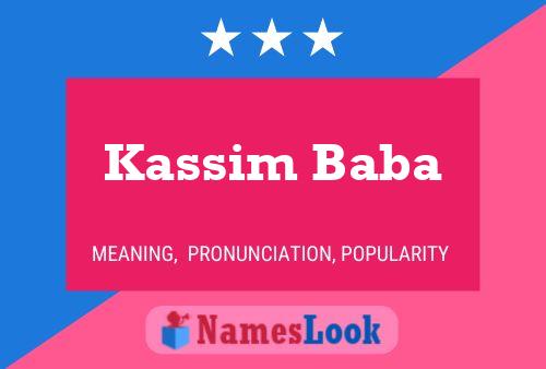 Kassim Baba Naam Poster