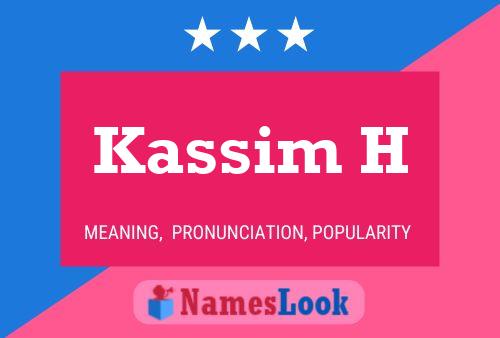 Kassim H Naam Poster