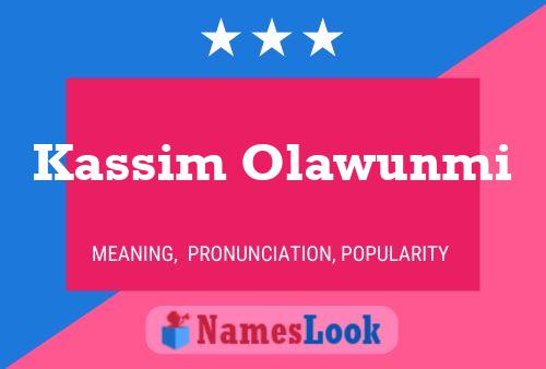 Kassim Olawunmi Naam Poster