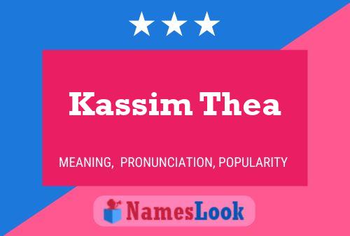 Kassim Thea Naam Poster