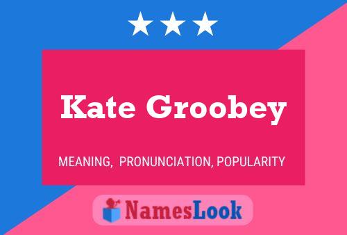 Kate Groobey Naam Poster