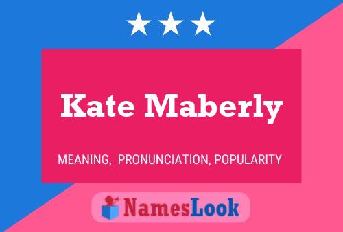 Kate Maberly Naam Poster