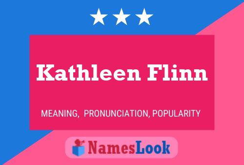 Kathleen Flinn Naam Poster