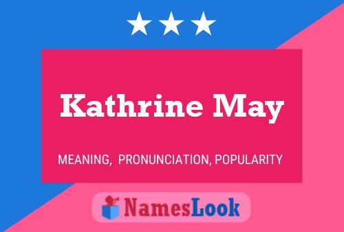 Kathrine May Naam Poster