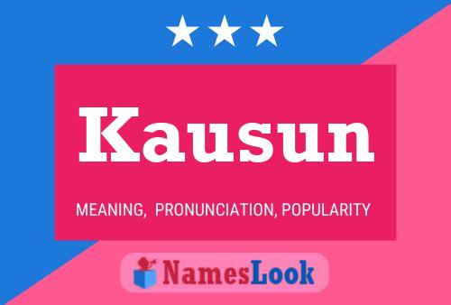 Kausun Naam Poster