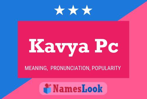 Kavya Pc Naam Poster