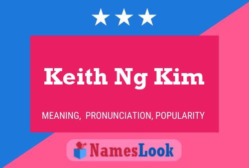 Keith Ng Kim Naam Poster