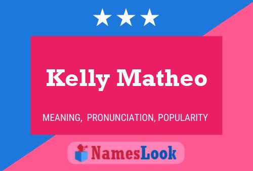 Kelly Matheo Naam Poster