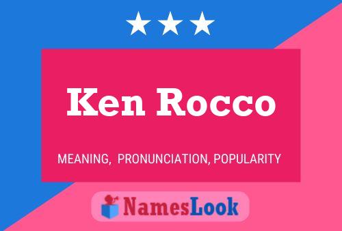 Ken Rocco Naam Poster