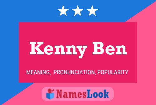 Kenny Ben Naam Poster