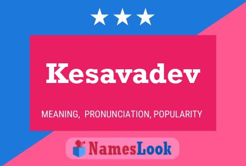 Kesavadev Naam Poster