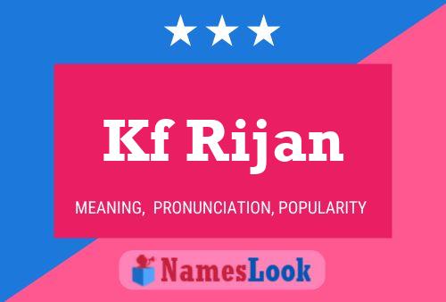 Kf Rijan Naam Poster